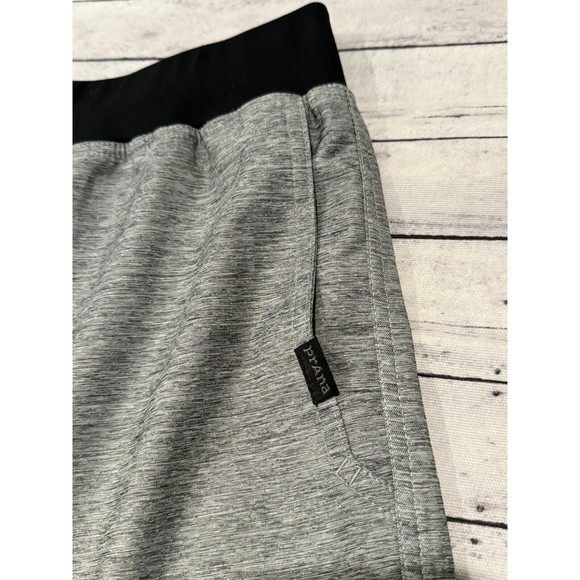 PRANA Mens Mojo Shorts Size L Gray Exercise Workout Lightweight Gym Yoga Stretch - Picture 4 of 16